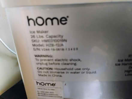 Photo of free Broken ice maker (Morningside Heights/Harlem) #2