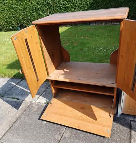 Photo of free Pine TV unit (Ponteland) #1