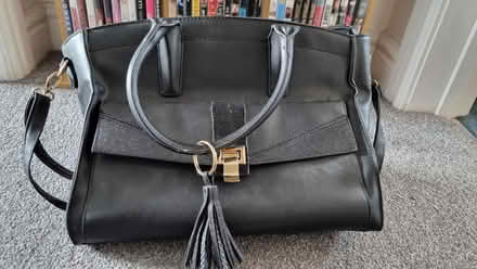 Photo of free Black leather handbag (Crystal Peaks S20) #1