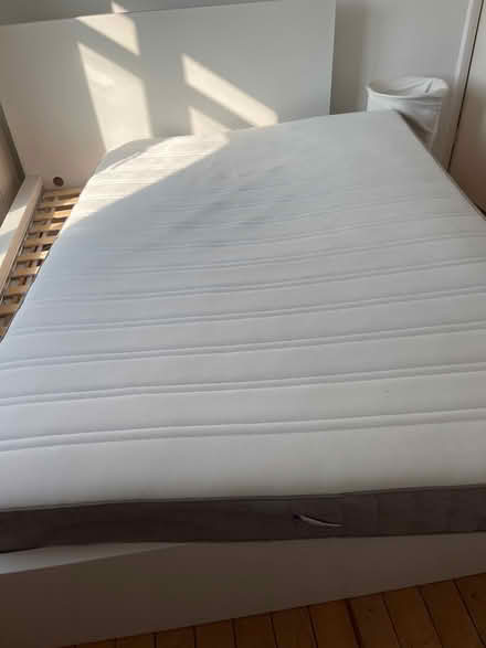 Photo of free Malm white double bed (Cambridge CB4) #4