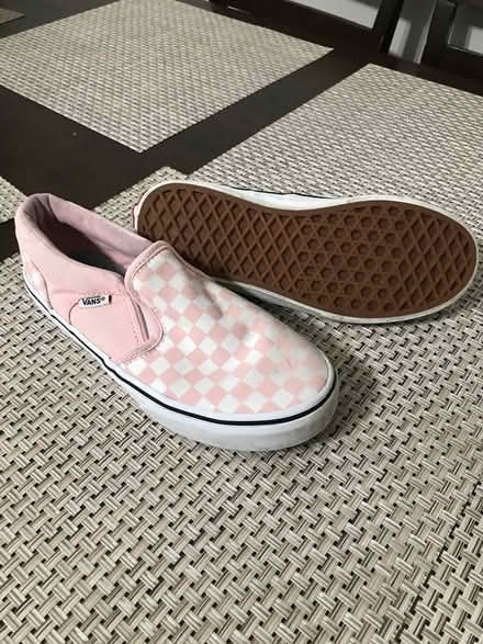 Photo of free Pink and white checkered Vans (San Pedro) #1