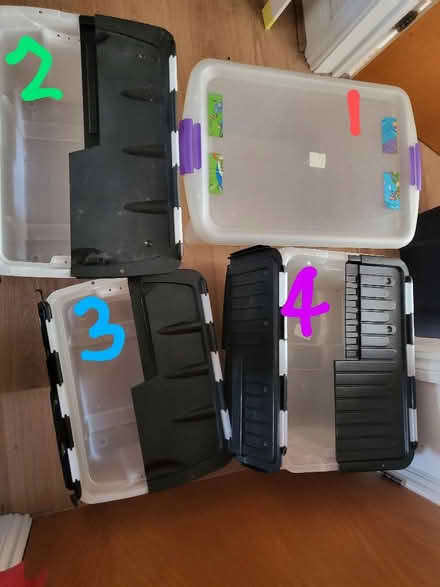 Photo of free Plastic boxes with lids (Old Town SG1) #1