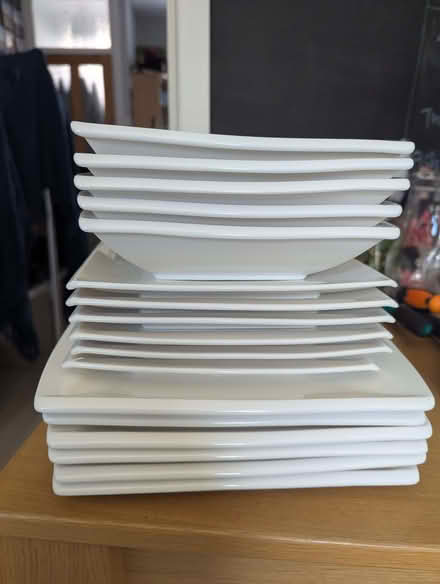 Photo of free Set of square white crockery (Abraham Heights LA1) #2