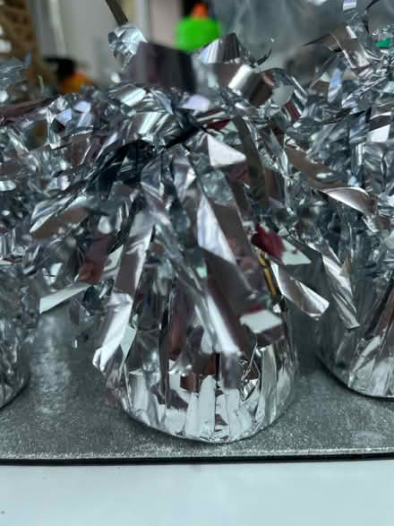 Photo of free 6 Silver balloon weights (Gosport PO12) #2
