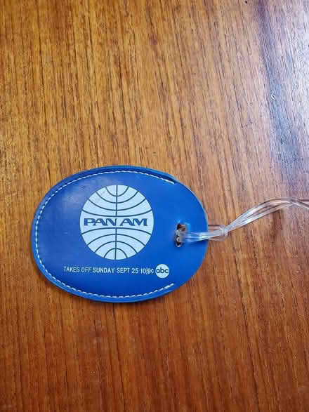 Photo of free Vintage Pan Am luggage tag (North Oakland) #2
