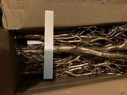 Photo of free 8 x Gold plastic trees with bases (Hastings, TN35) #2