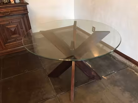 Photo of free Pier One glass top table (Bungalow Heaven Pasadena, CA) #1