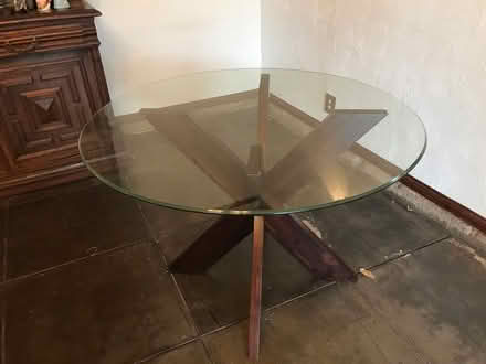 Photo of free Pier One glass top table (Bungalow Heaven Pasadena, CA) #1