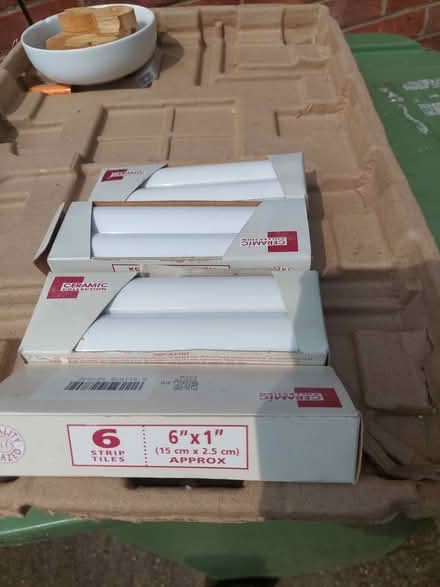 Photo of free Small white tiles (Eaton NR4) #1