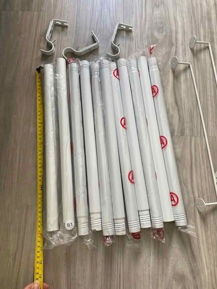 Photo of free Closetmaid parts and curtain rods (Honolulu, HI) #1