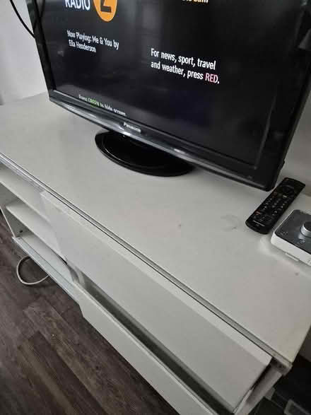 Photo of free TV bench with storage white IKEA range (NW10) #2