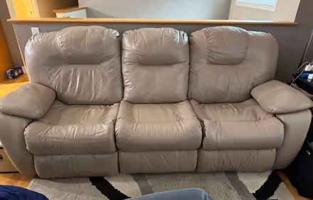 Photo of free Leather Power Recliner Couch (Salem NH) #1