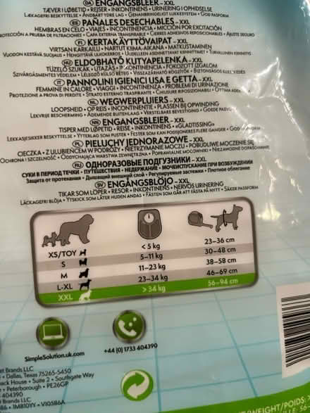 Photo of free x10 Doggy Diapers XXL (S35 Chapeltown) #2