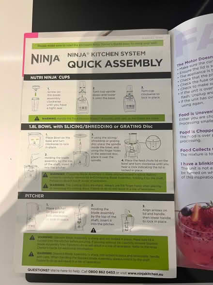 Photo of free Ninja Auto-iq blender system - excellent condition (West Kensington W14) #3