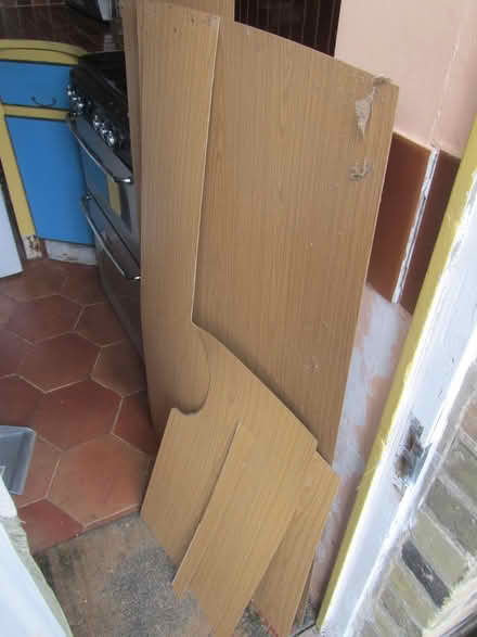 Photo of free wood finish formica sheets (Finchley N12) #2