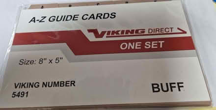 Photo of free Alphabetical Index cards Viking 5491 (Vicars Cross CH3) #1