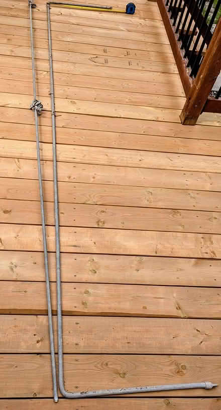 Photo of free Canopy hardware, solid steel (Carlingwood) #1