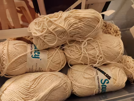 Photo of free Cream cotton crochet top- to finish (Capitol Hill, DC) #3