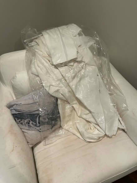 Photo of free White Chair (Sandy Springs-Riverside Dr) #2
