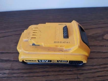 Photo of free DeWalt 18v battery - parts only (BA1) #1