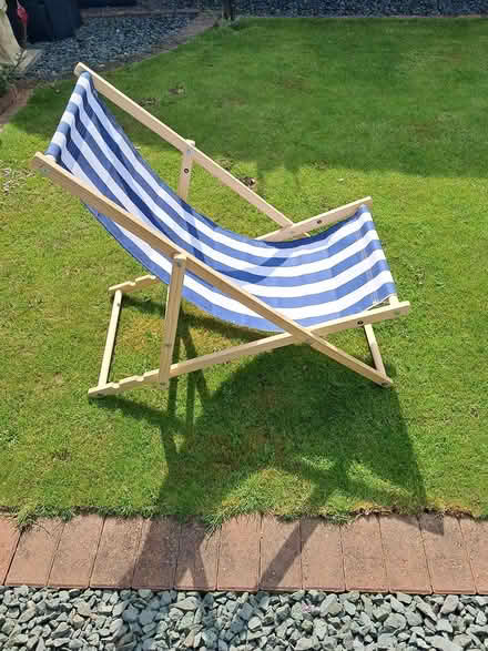 Photo of free 2 deck chairs new (Derby DE22) #3