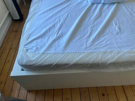 Photo of free Malm white double bed (Cambridge CB4) #1