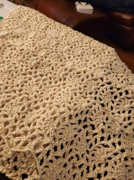 Photo of free Cream cotton crochet top- to finish (Capitol Hill, DC) #1