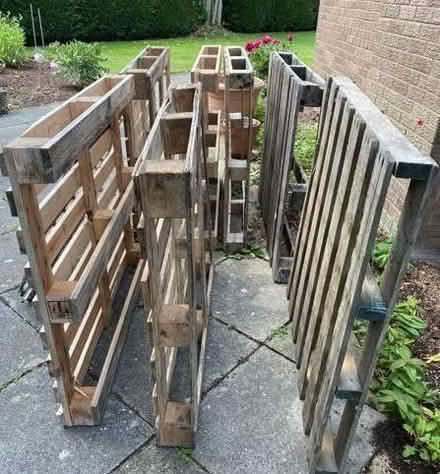 Photo of free 7 Wooden Pallets & Wooden Trellis / Batten (Noctorum CH43) #2
