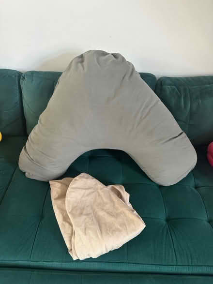 Photo of free V shaped pillow with spare cover (Reddish SK5) #1