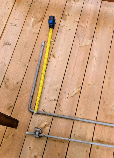 Photo of free Canopy hardware, solid steel (Carlingwood) #2