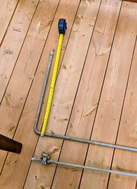 Photo of free Canopy hardware, solid steel (Carlingwood) #2