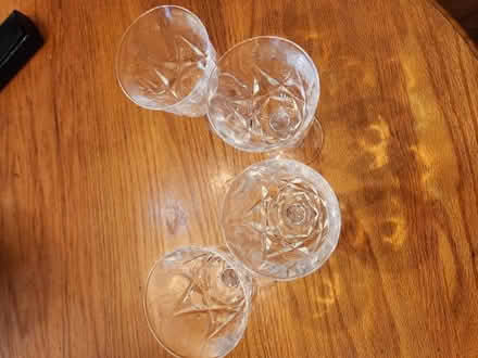 Photo of free Four crystal wine glasses (Capitol Hill, DC) #2