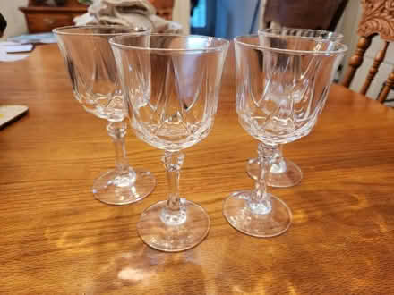 Photo of free Four crystal wine glasses (Capitol Hill, DC) #1