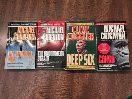 Photo of free Michael Crichton books & more (Finksburg - Carroll County) #1