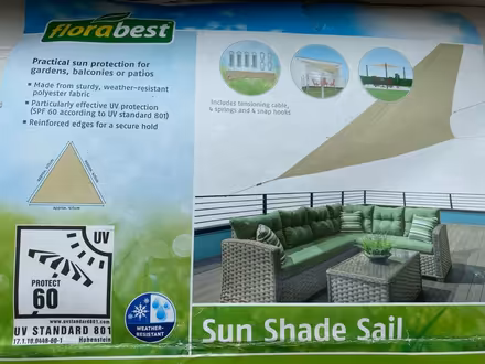 Photo of free Sun shade sail (GU14) #2