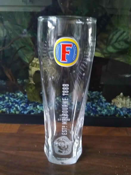 Photo of free Fosters Pint Glass (Leighton buzzard LU7) #1
