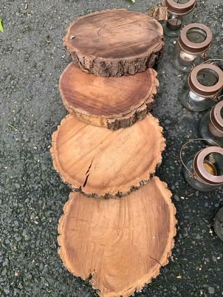 Photo of free Wood Slices, Mini Lanterns, etc (Cottageville, South Brunswick) #4