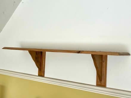 Photo of free Pine Shelf 35”W x 8”D (Ilkeston DE7 4B) #3