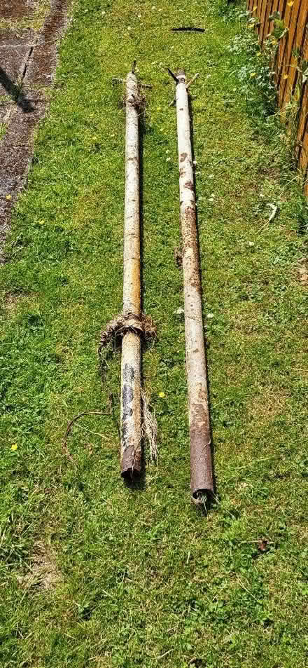 Photo of free 2 old clothes poles (Townhill KY12) #1