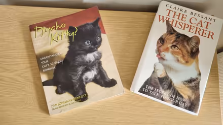 Photo of free Cat behaviour books x 2 (Dunkeswell nr Honiton) #1