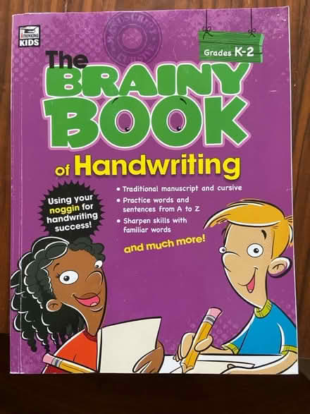 Photo of free Brainy book of Handwriting gr K-2 (Etobicoke Scarlett rd&Eg. AveW) #1