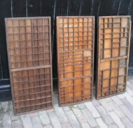 Photo of Wooden Printer trays / letterpress (CR3) #1