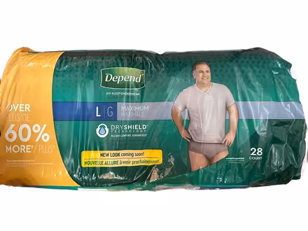 Photo of free Depends Fit-Flex Underwear-Men's L (Davis Square, Somerville) #2