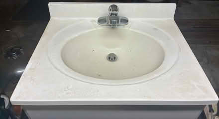 Photo of free Bathroom sink and cabinet (Rainier Valley/Brighton) #1