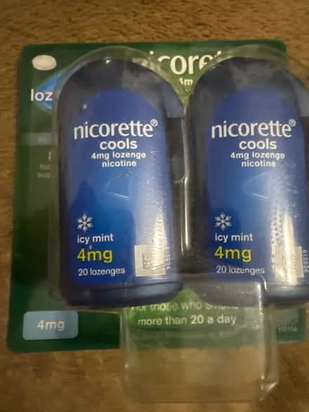 Photo of free Nicorette cools lozenges 4 mg (Spondon Derby) #1