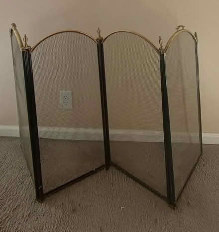 Photo of free Metal fireplace screen (Homestead and San Tomas) #1