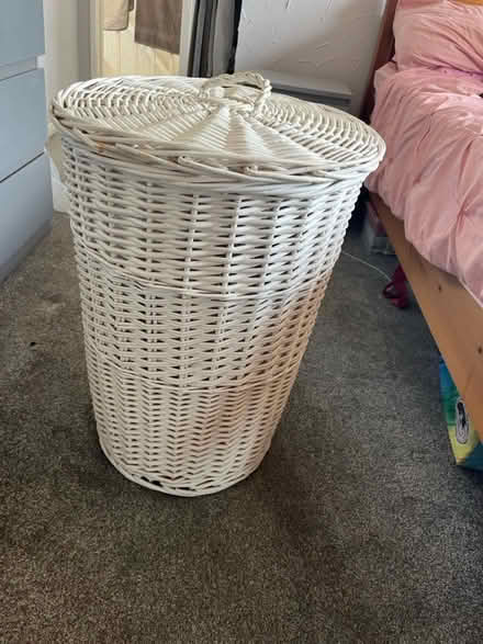 Photo of free Wicker Clothes Basket (DN11 (New Rossington)) #1