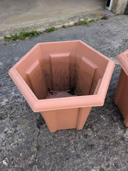 Photo of free 2 x plastic plant pots (BA1) #2