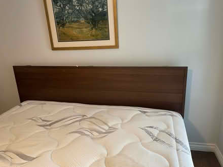 Photo of free King sized wooden bed frame (Bret Harte, San Rafael) #2