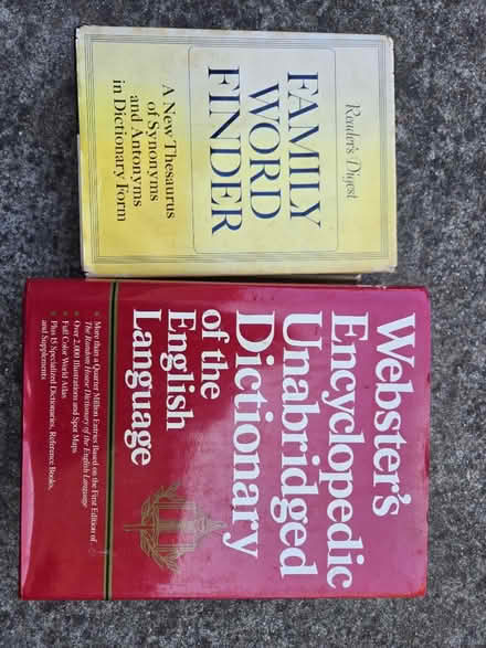 Photo of free 1975 Thesaurus, 1989 Dictionary (El Sobrante) #1